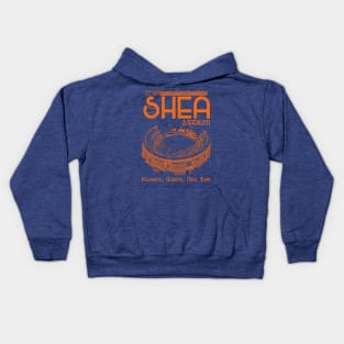 Defunct Shea Stadium New York Baseball Kids Hoodie